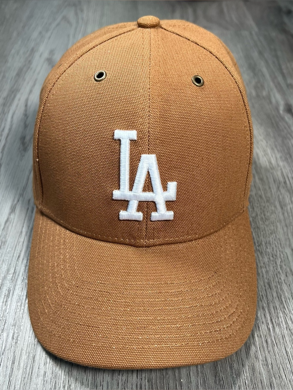 Carhartt ‘47 Los Angeles Dodgers MLB Brown Adjustable Baseball Cap Hat One Size